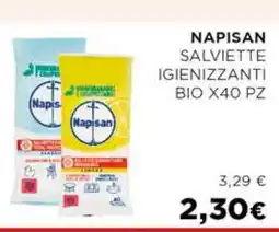 Coop NAPISAN SALVIETTE IGIENIZZANTI BIO X40 PZ offerta