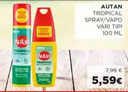 Coop AUTAN TROPICAL SPRAY/VAPO VARI TIPI 100 ML offerta