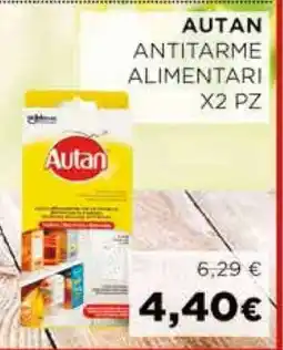 Coop AUTAN ANTITARME ALIMENTARI X2 PZ offerta