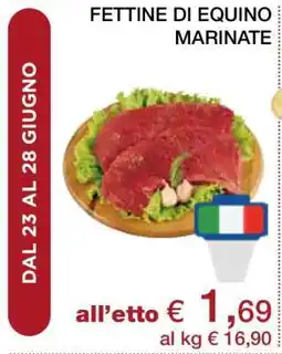 Coop FETTINE DI EQUINO MARINATE offerta