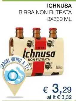 Coop ICHNUSA BIRRA NON FILTRATA offerta