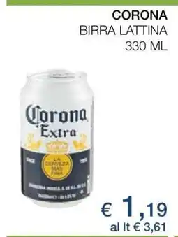 Coop CORONA BIRRA LATTINA 330 ML offerta