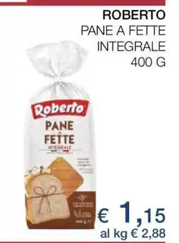 Coop ROBERTO PANE A FETTE INTEGRALE offerta