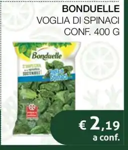 Coop BONDUELLE VOGLIA DI SPINACI offerta