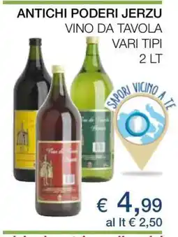 Coop ANTICHI PODERI JERZU offerta