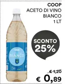 Coop COOP Aceto di Vino Bianco offerta