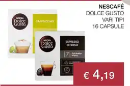 Coop Nescafé Dolce Gusto offerta