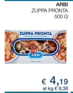Coop ARBI ZUPPA PRONTA offerta