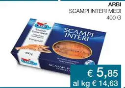 Coop ARBI SCAMPI INTERI MEDI offerta