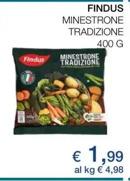 Coop FINDUS MINESTRONE TRADIZIONE offerta
