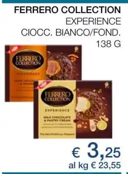 Coop FERRERO COLLECTION EXPERIENCE CIOCC. BIANCO/FOND offerta