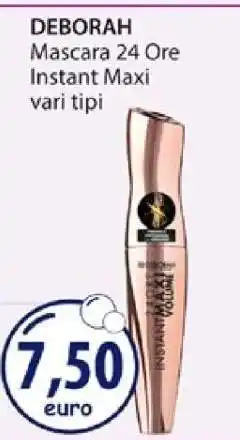 Acqua & Sapone DEBORAH Mascara 24 Ore Instant Maxi offerta