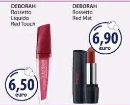 Acqua & Sapone DEBORAH Rossetto Liquido Red Touch offerta