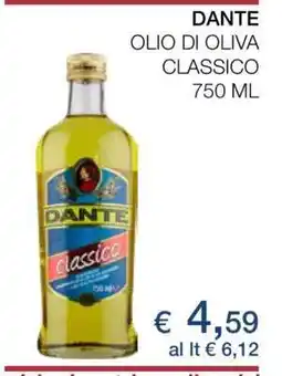 Coop DANTE OLIO DI OLIVA CLASSICO 750 ML offerta