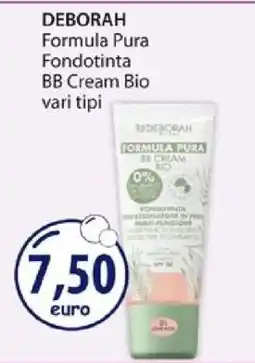 Acqua & Sapone DEBORAH Formula Pura Fondotinta BB Cream Bio offerta