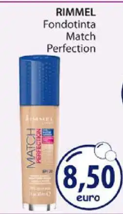 Acqua & Sapone RIMMEL Fondotinta Match Perfection offerta