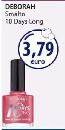 Acqua & Sapone DEBORAH Smalto 10 Days Long offerta