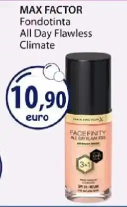 Acqua & Sapone MAX FACTOR Fondotinta All Day Flawless Climate offerta