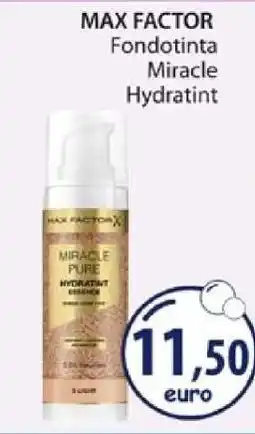 Acqua & Sapone MAX FACTOR Fondotinta Miracle Hydratint offerta