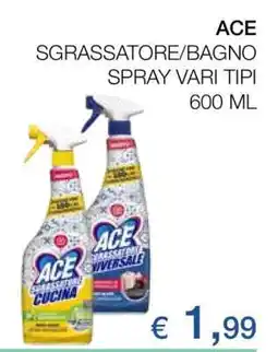 Coop ACE SGRASSATORE/BAGNO SPRAY offerta