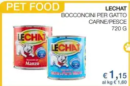 Coop LECHAT BOCCONCINI PER GATTO CARNE/PESCE offerta