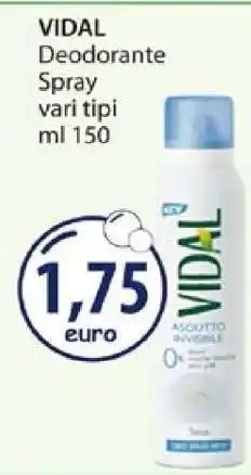 Acqua & Sapone VIDAL Deodorante Spray offerta