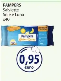 Acqua & Sapone PAMPERS Salviette Sole e Luna x40 offerta