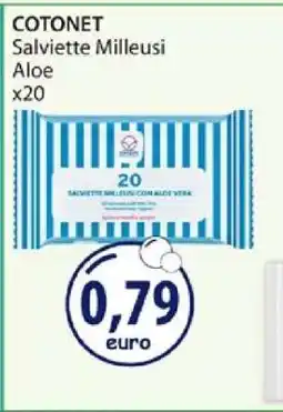 Acqua & Sapone COTONET Salviette Milleusi Aloe offerta
