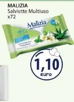 Acqua & Sapone MALIZIA Salviette Multiuso x72 offerta