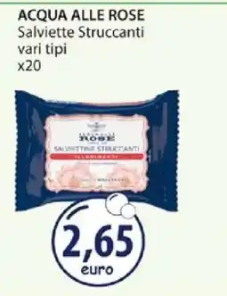 Acqua & Sapone ACQUA ALLE ROSE Salviette Struccanti offerta
