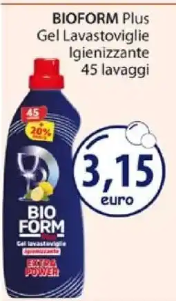 Acqua & Sapone BIOFORM Plus Gel Lavastoviglie Igienizzante offerta