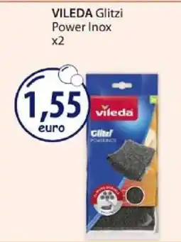 Acqua & Sapone VILEDA Glitzi Power Inox x2 offerta