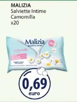 Acqua & Sapone MALIZIA Salviette Intime Camomilla x20 offerta
