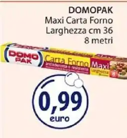 Acqua & Sapone DOMOPAK Maxi Carta Forno offerta