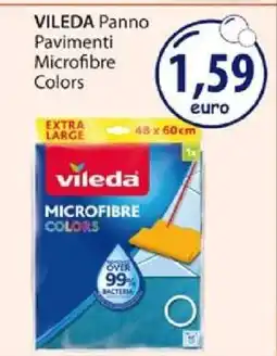 Acqua & Sapone VILEDA Panno Pavimenti Microfibre Colors offerta