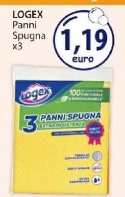 Acqua & Sapone LOGEX Panni Spugna x3 offerta