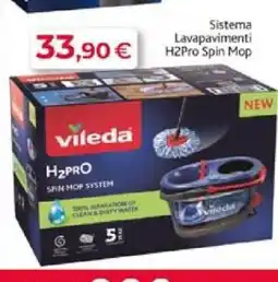 Acqua & Sapone Vileda H2Pro Spin Mop System offerta
