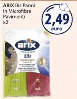 Acqua & Sapone ARIX Bis Panni in Microfibra Pavimenti x2 offerta
