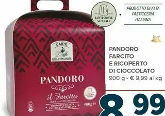 Todis Pandoro farcito e ricoperto di cioccolato offerta
