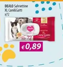 Acqua & Sapone DEALO Salviettine XL Cani&Gatti x72 offerta