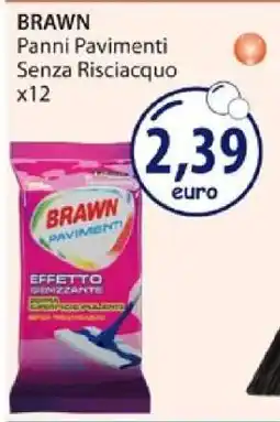 Acqua & Sapone BRAWN Panni Pavimenti Senza Risciacquo x12 offerta