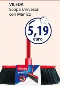 Acqua & Sapone VILEDA Scopa Universal con Manico offerta