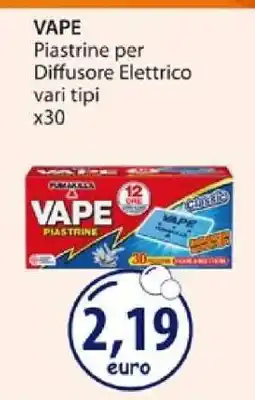 Acqua & Sapone VAPE Piastrine per Diffusore Elettrico offerta