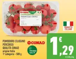 Conad Pomodoro ciliegino percorso qualita conad offerta