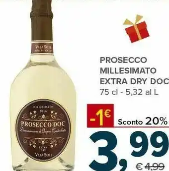 Todis Prosecco millesimato extra dry doc offerta