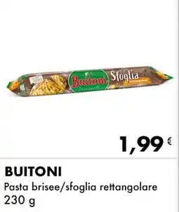 Iper Tosano BUITONI Pasta brisee/sfoglia rettangolare offerta
