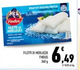 Conad Filetti di merluzzo findus offerta