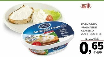 Todis Formaggio spalmabile classico offerta