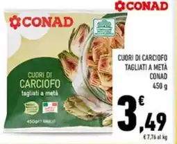 Conad Conad di carciofo tagliati a metà offerta
