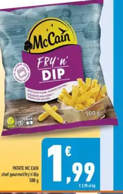 Conad Patate mc cain chef gourmet/fry'n'dip offerta